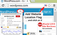 Google Chrome Browser Extension. Display a country flag indicating the physical location of the websites you are visiting. Check you are visiting Websites for Viruses/Malware. Hosting Company Owner Information